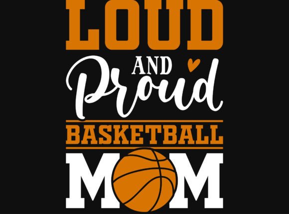 Basketball Mom Tshirt Design: A Premium Graphic for Content Creators