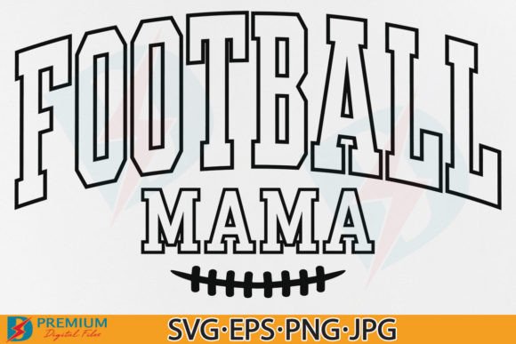 Football Mama SVG Design Review for T-Shirt Graphics and Commercial Use