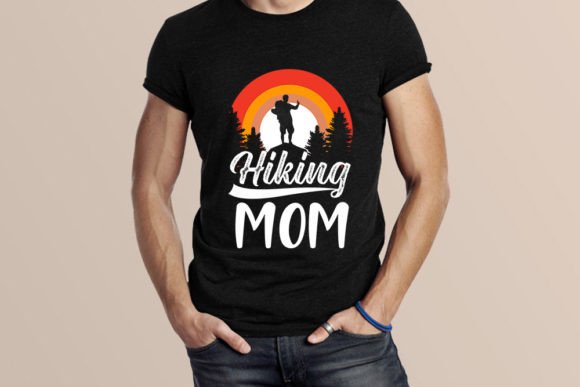 Hiking Mom: A Versatile Graphic Design Asset for Local Business Branding
