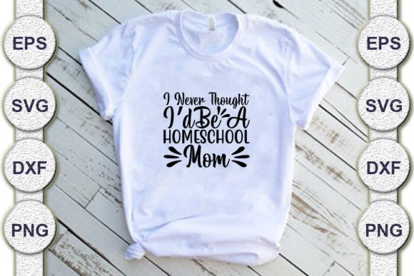 Homeschool SVG Design: A Versatile Graphic for T-Shirt and Creative Projects