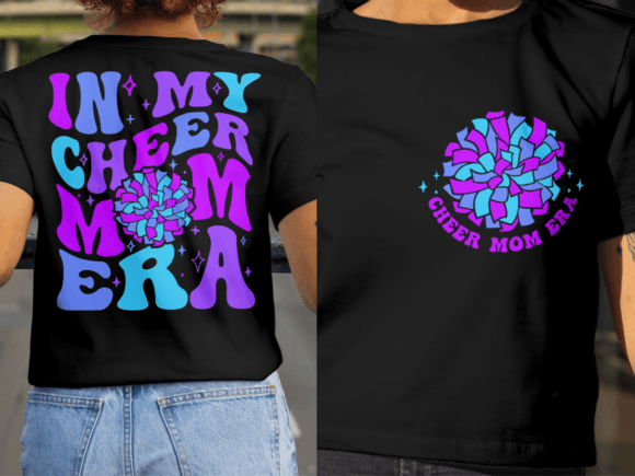 In My Cheer Mom Era SVG: A Graphic Design Asset for T-Shirt Designs