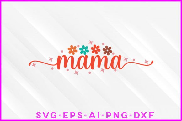 Mama Groovy Design: A Retro-Inspired Graphic Asset for T-Shirt and Web Publishing