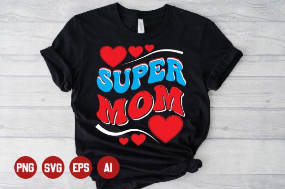 Mom T-shirt Design -3: A Versatile Graphic Asset for Local Business Branding