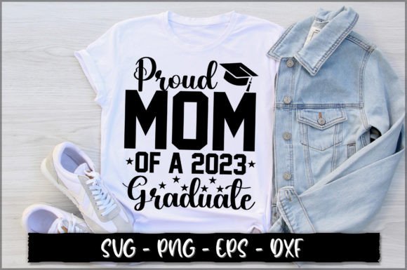 Proud Mom of a 2023 Graduate SVG – A Versatile Graphic Design Asset for Bloggers and Publishers