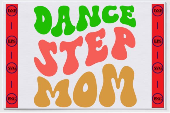 Step Mom Unique Retro T-Shirt Design: A Bold Graphic for Boutique Branding