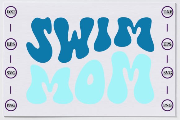 Swimming Unique Retro T-shirt Design, Sw: A Versatile Graphic for Digital Sellers
